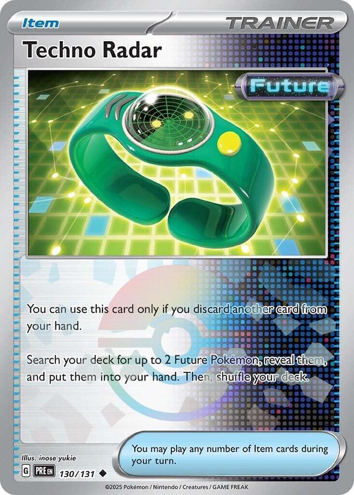 Techno Radar (130/131) (Poke Ball Pattern) [Scarlet & Violet: Prismatic Evolutions] | Devastation Store