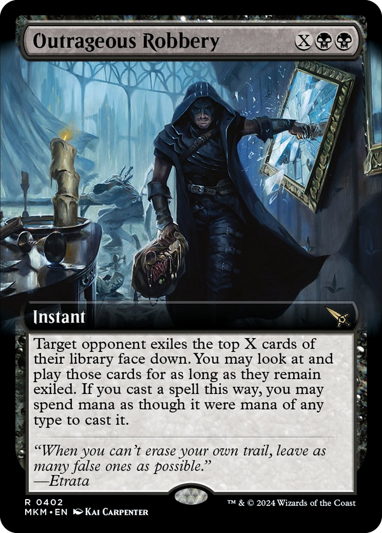 Outrageous Robbery (Extended Art) [Murders at Karlov Manor] | Devastation Store