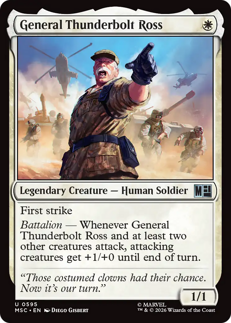 General Thunderbolt Ross [Marvel Super Heroes Commander] | Devastation Store