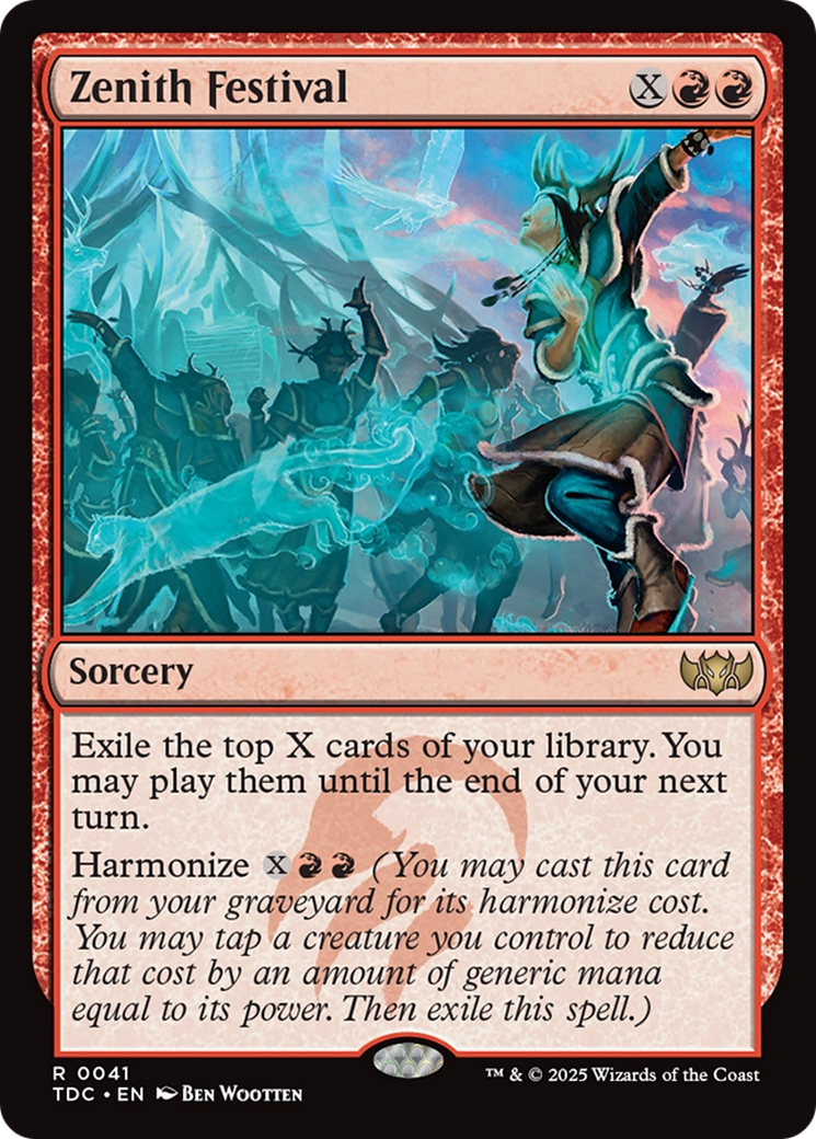 Zenith Festival [Tarkir: Dragonstorm Commander] | Devastation Store