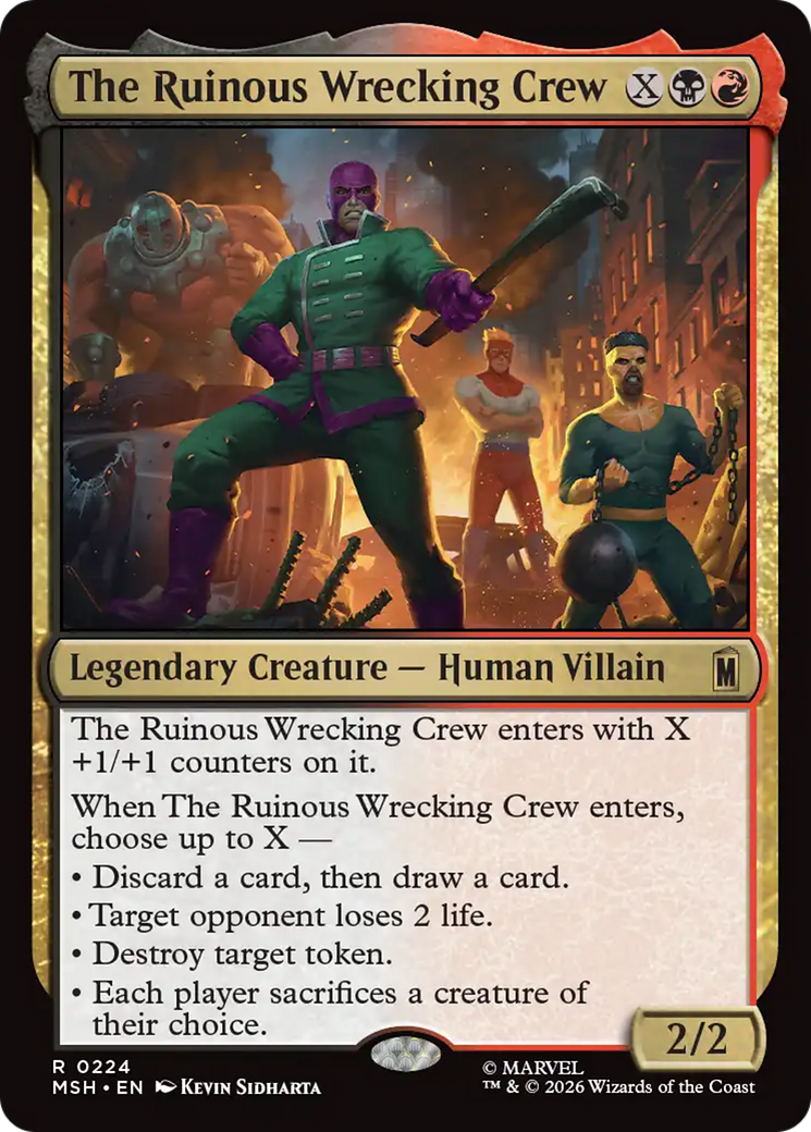 The Ruinous Wrecking Crew [Marvel Super Heroes] | Devastation Store