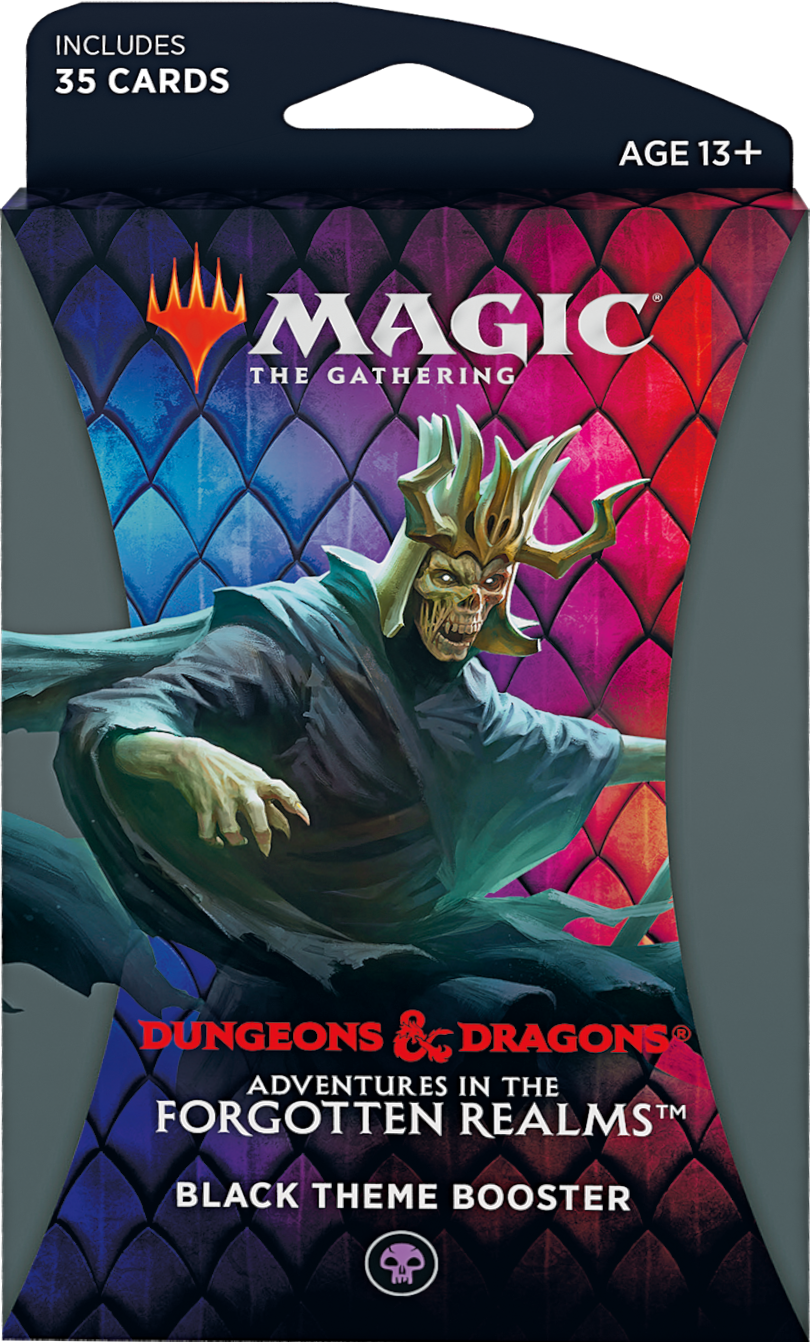 Dungeons & Dragons: Adventures in the Forgotten Realms - Theme Booster (Black) | Devastation Store