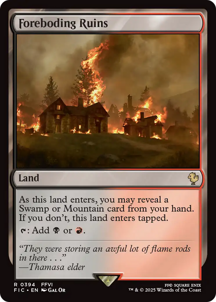 Foreboding Ruins [FINAL FANTASY Commander] | Devastation Store