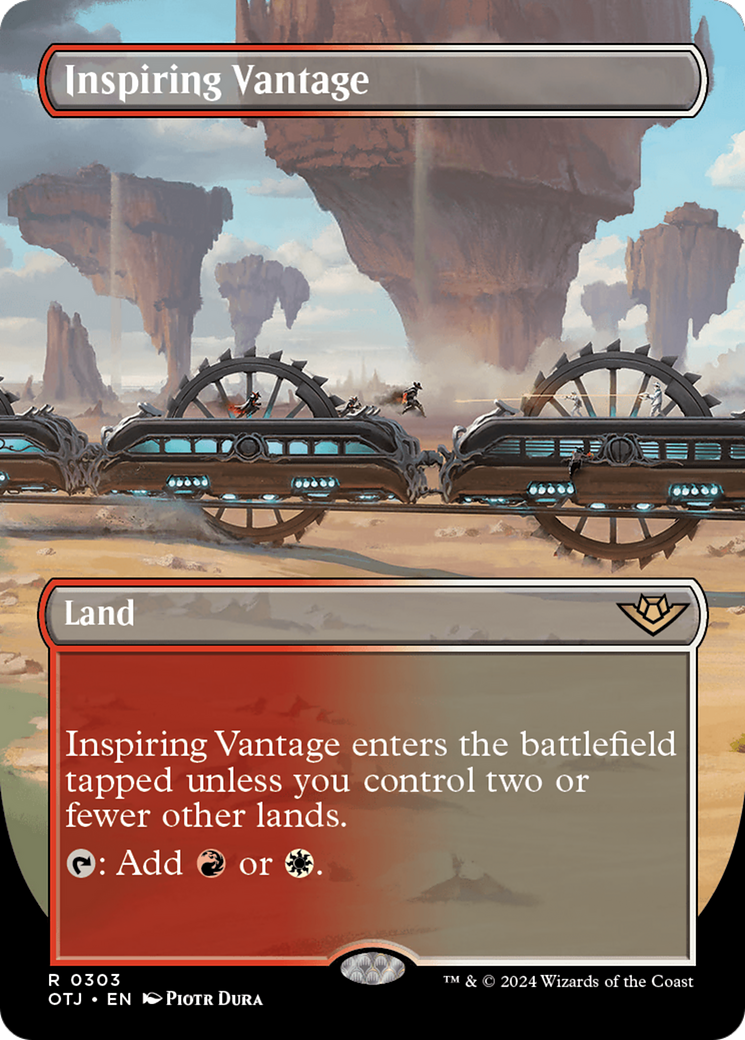 Inspiring Vantage (Borderless) [Outlaws of Thunder Junction] | Devastation Store