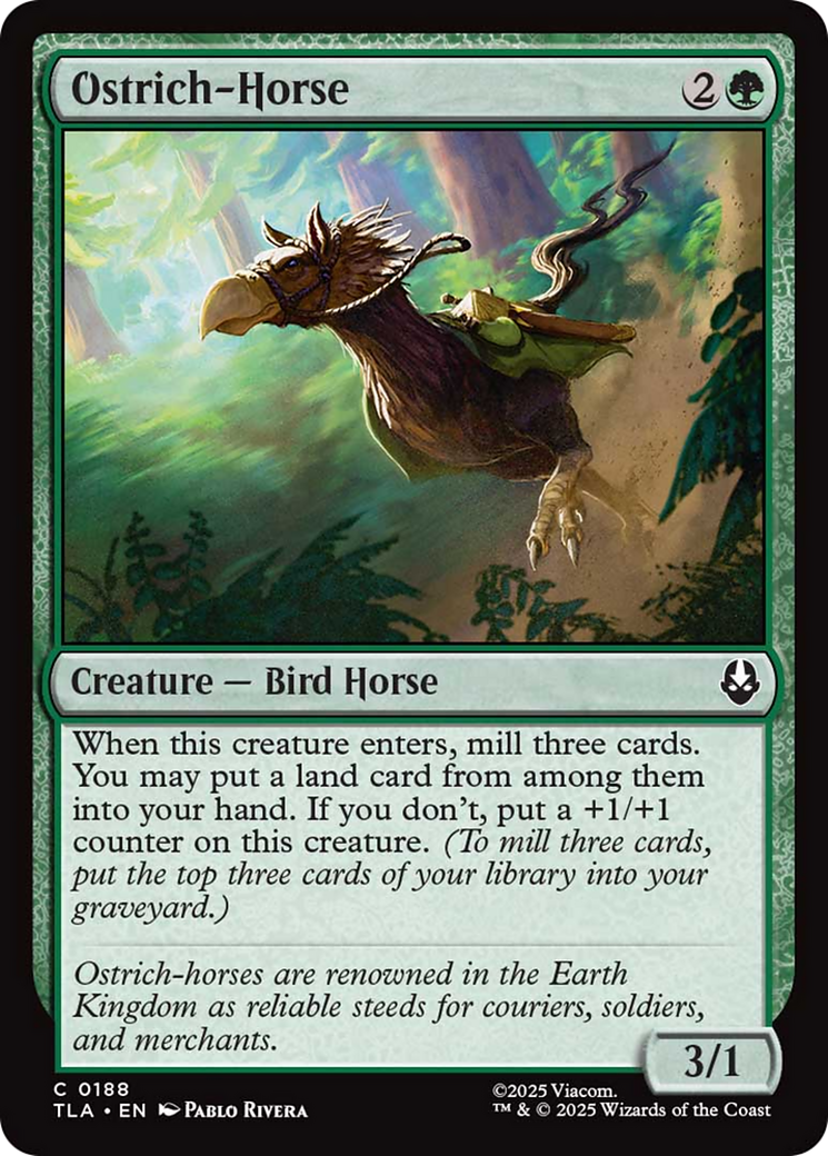 Ostrich-Horse [Avatar: The Last Airbender] | Devastation Store