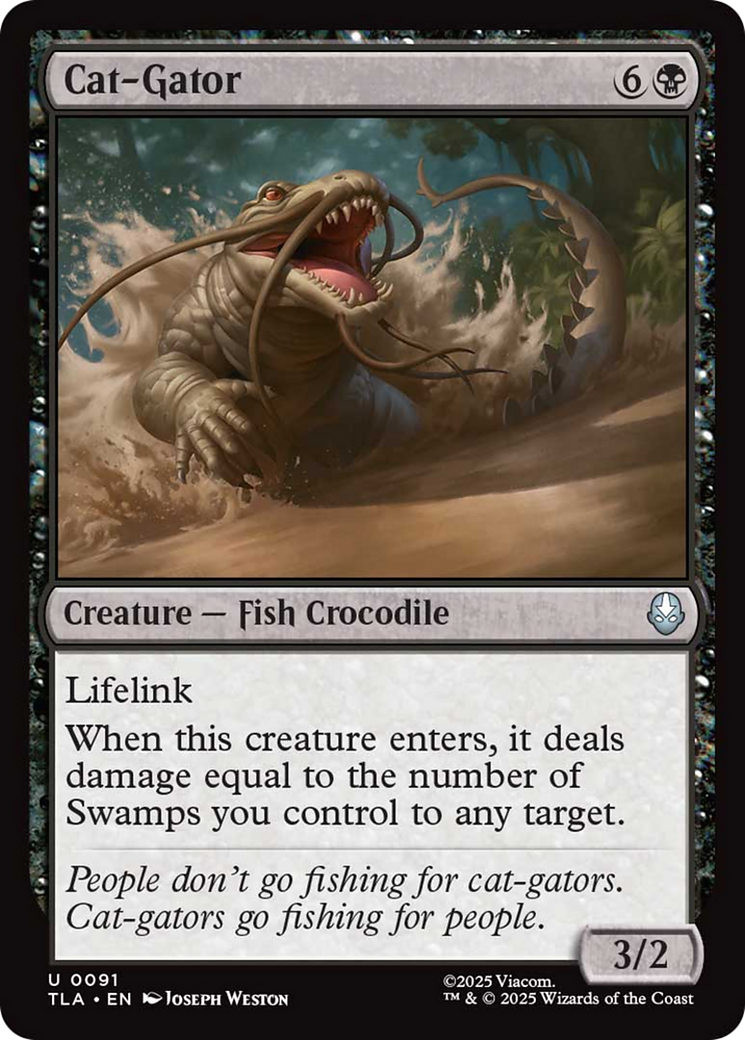 Cat-Gator [Avatar: The Last Airbender] | Devastation Store