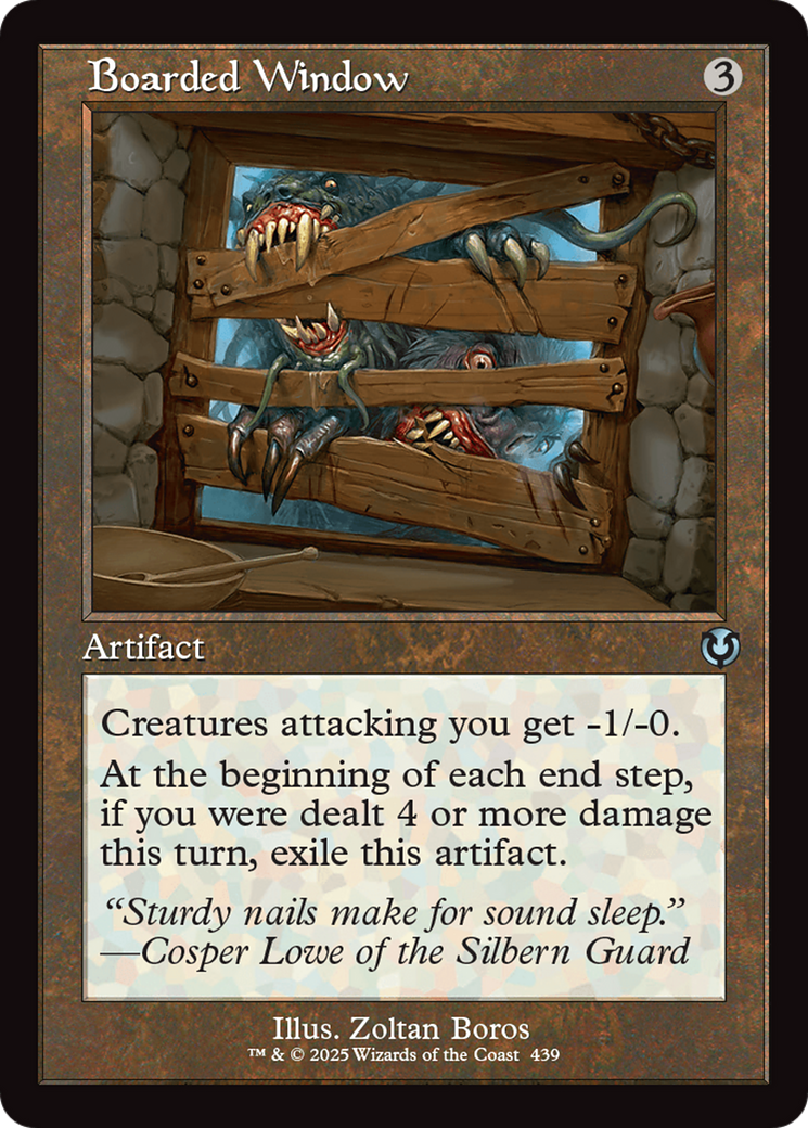 Boarded Window (Retro Frame) [Innistrad Remastered] | Devastation Store