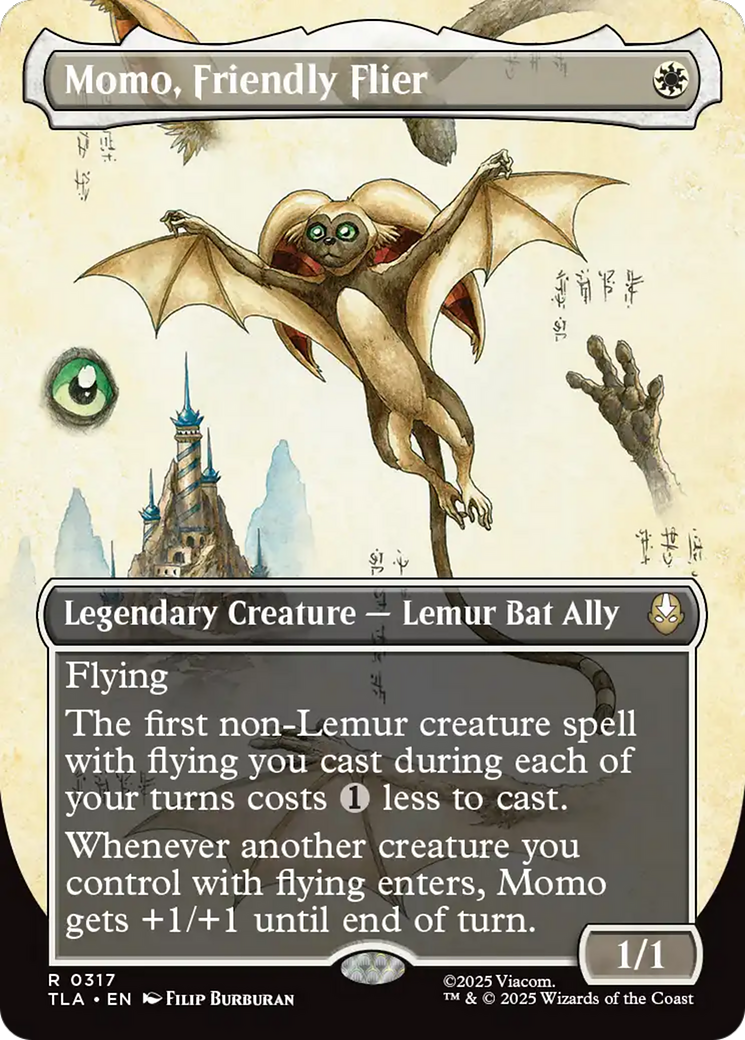 Momo, Friendly Flier (Borderless) [Avatar: The Last Airbender] | Devastation Store