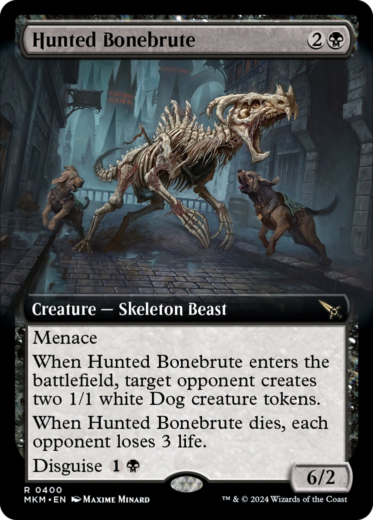 Hunted Bonebrute (Extended Art) [Murders at Karlov Manor] | Devastation Store