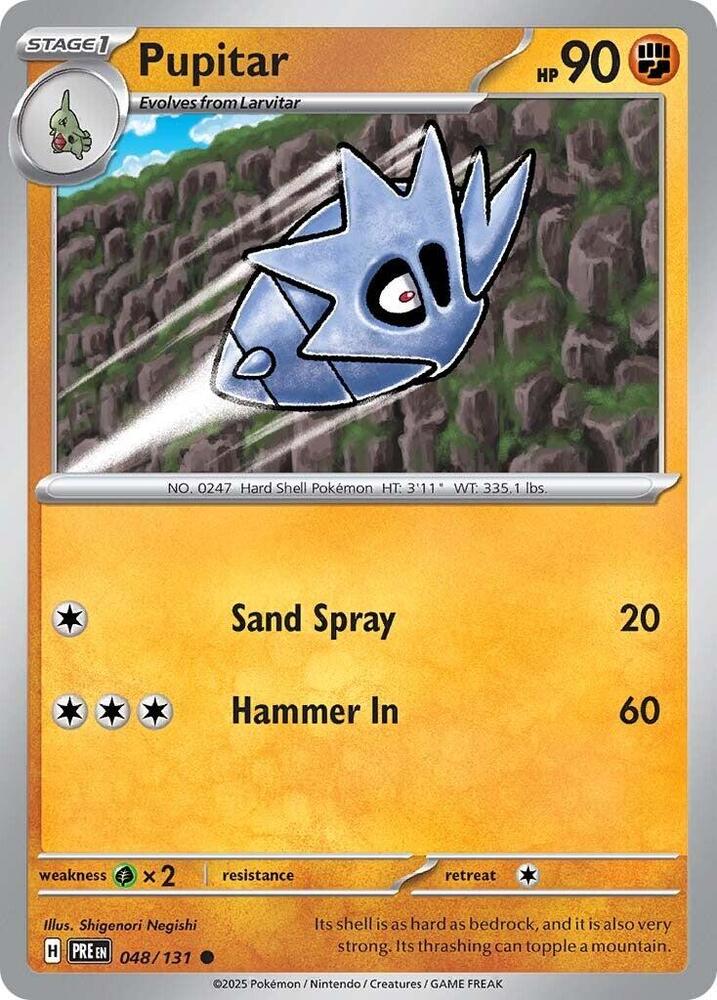 Pupitar (048/131) [Scarlet & Violet: Prismatic Evolutions] | Devastation Store