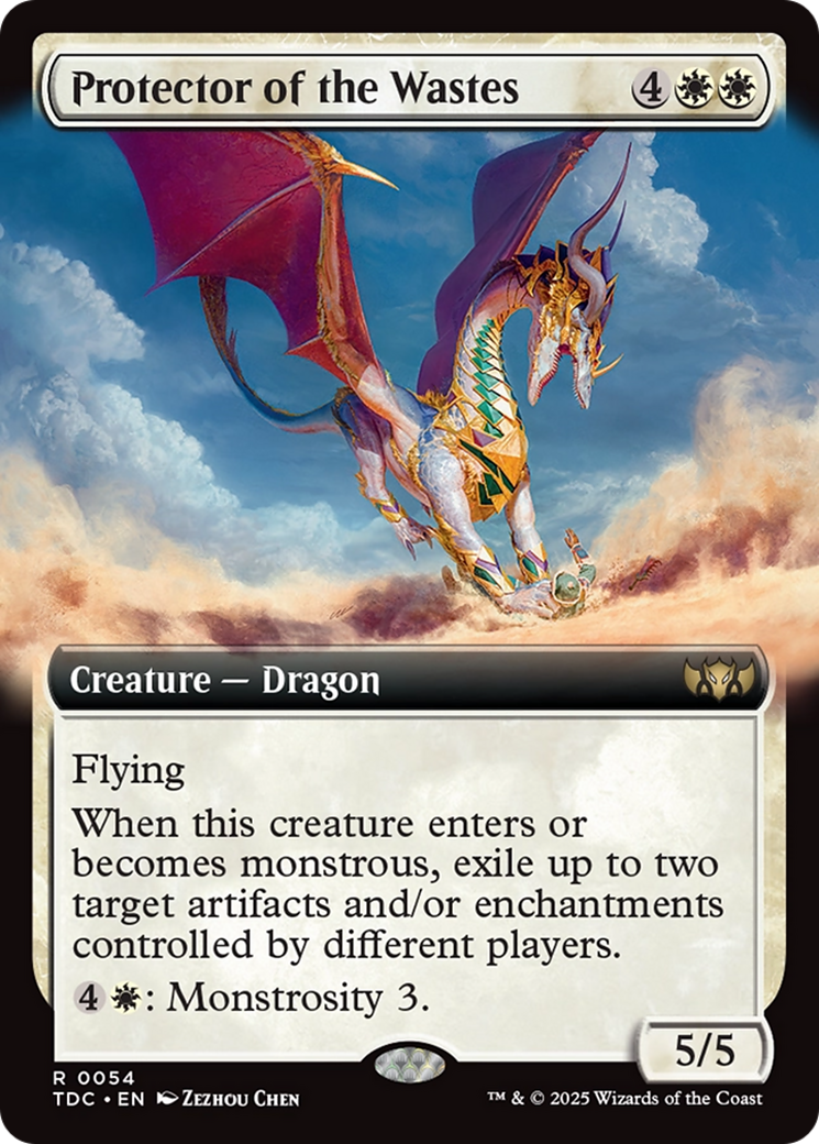 Protector of the Wastes (Extended Art) [Tarkir: Dragonstorm Commander] | Devastation Store