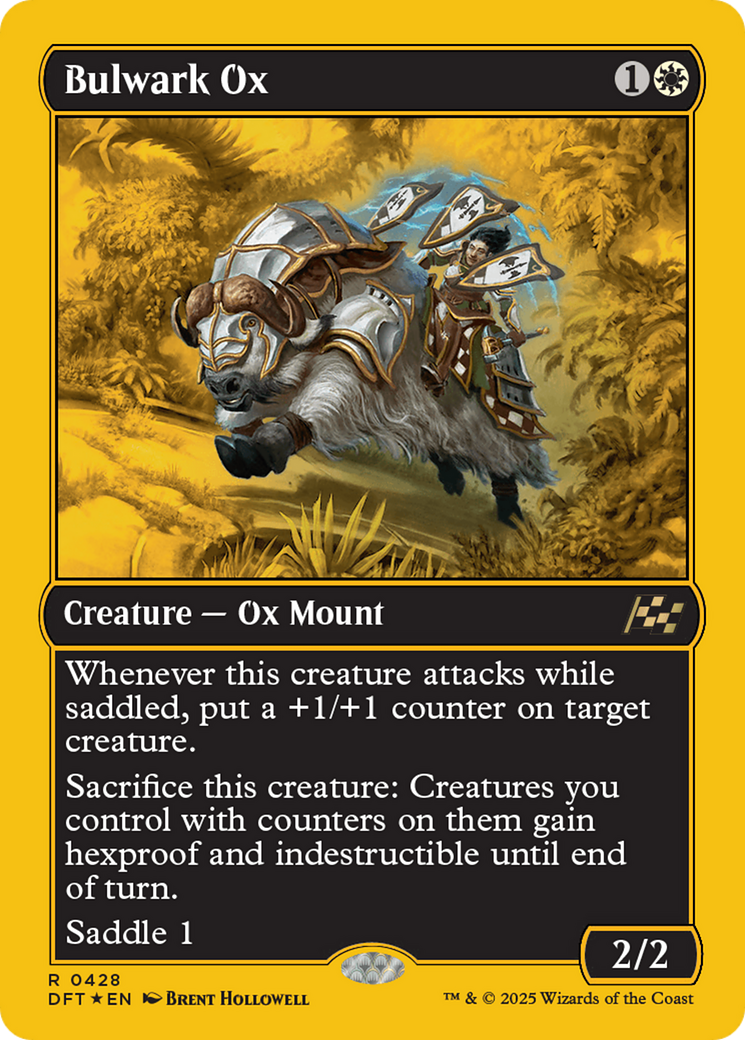 Bulwark Ox (First-Place Foil) [Aetherdrift] | Devastation Store