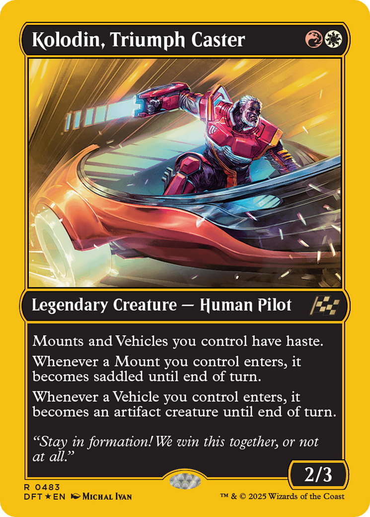 Kolodin, Triumph Caster (First-Place Foil) [Aetherdrift] | Devastation Store