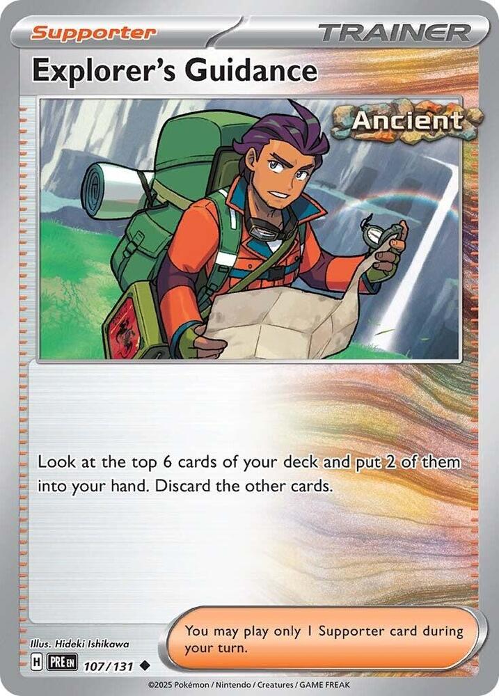 Explorer's Guidance (107/131) [Scarlet & Violet: Prismatic Evolutions] | Devastation Store