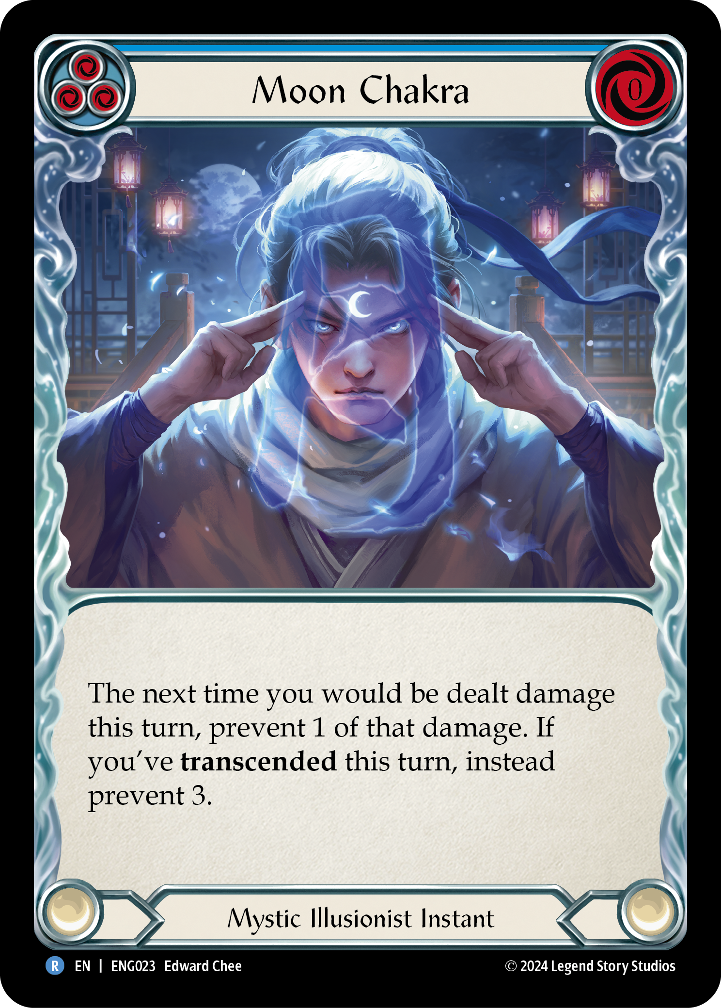 Moon Chakra [ENG023] (Part the Mistveil Enigma Blitz Deck) | Devastation Store