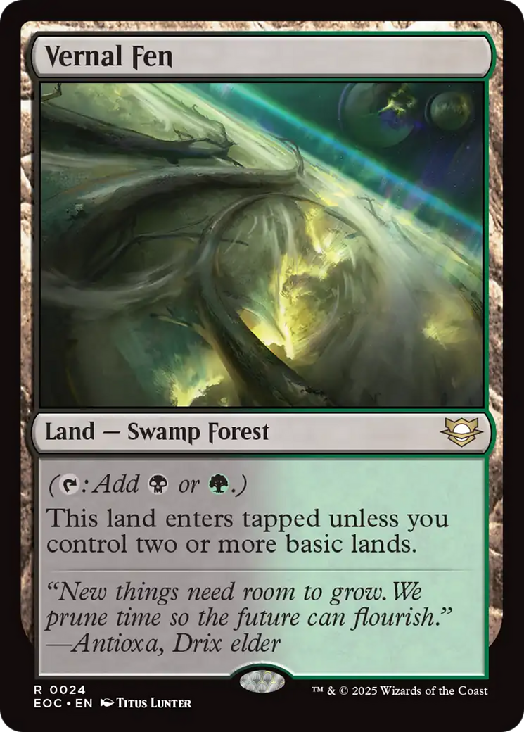 Vernal Fen [Edge of Eternities Commander] | Devastation Store