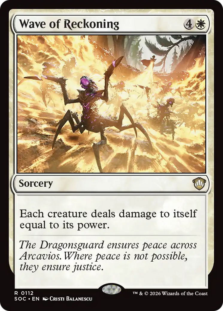 Wave of Reckoning [Secrets of Strixhaven Commander] | Devastation Store