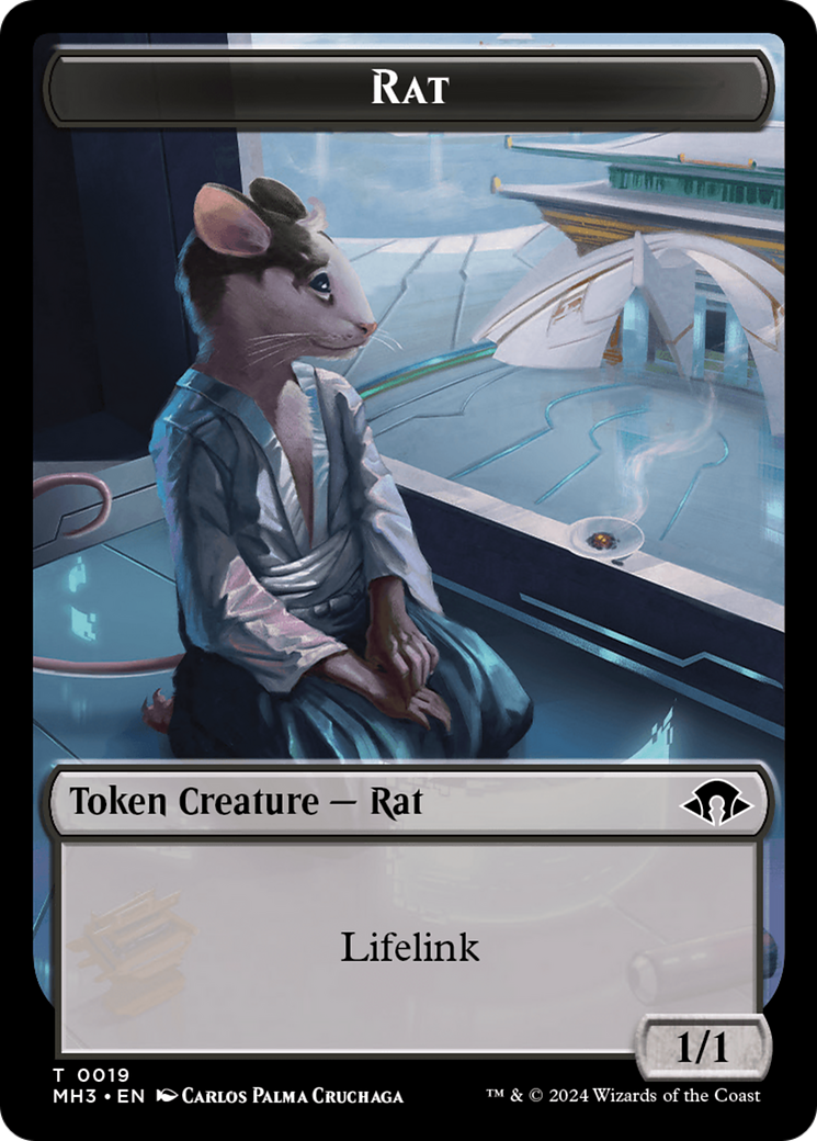 Eldrazi Spawn // Rat Double-Sided Token [Modern Horizons 3 Tokens] | Devastation Store