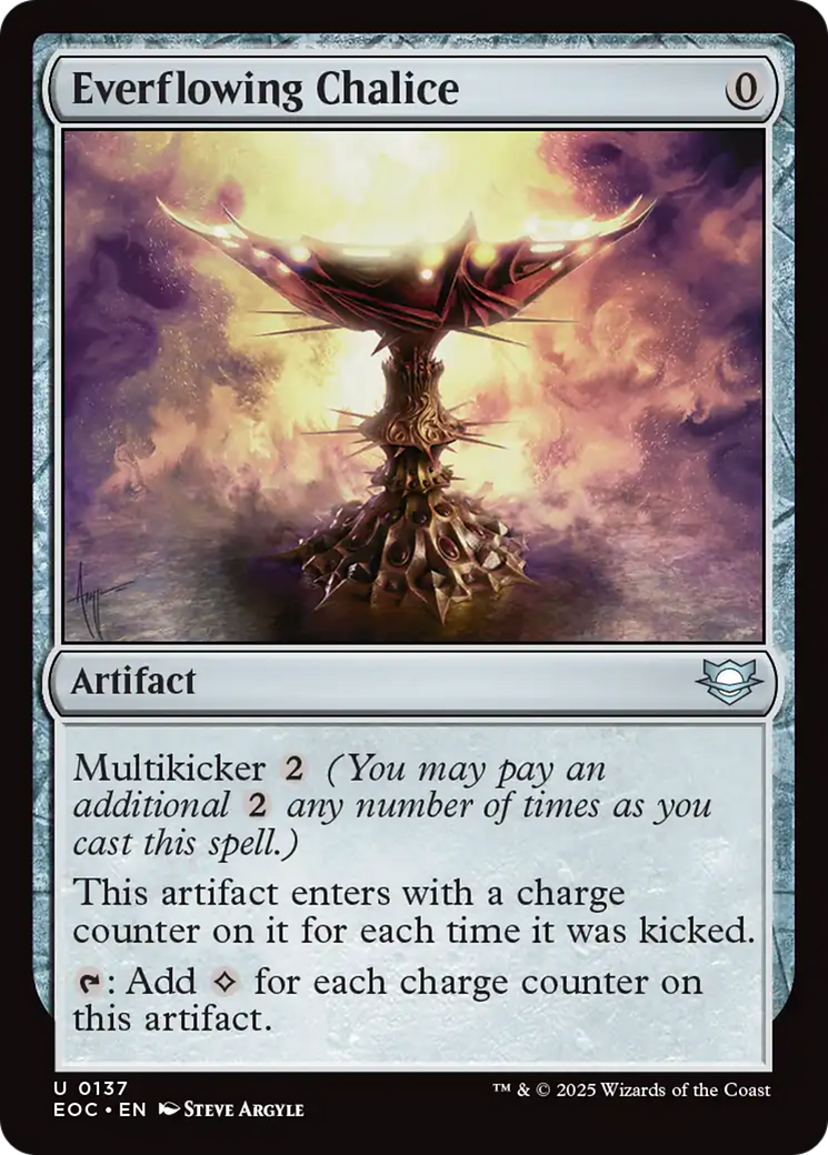 Everflowing Chalice [Edge of Eternities Commander] | Devastation Store