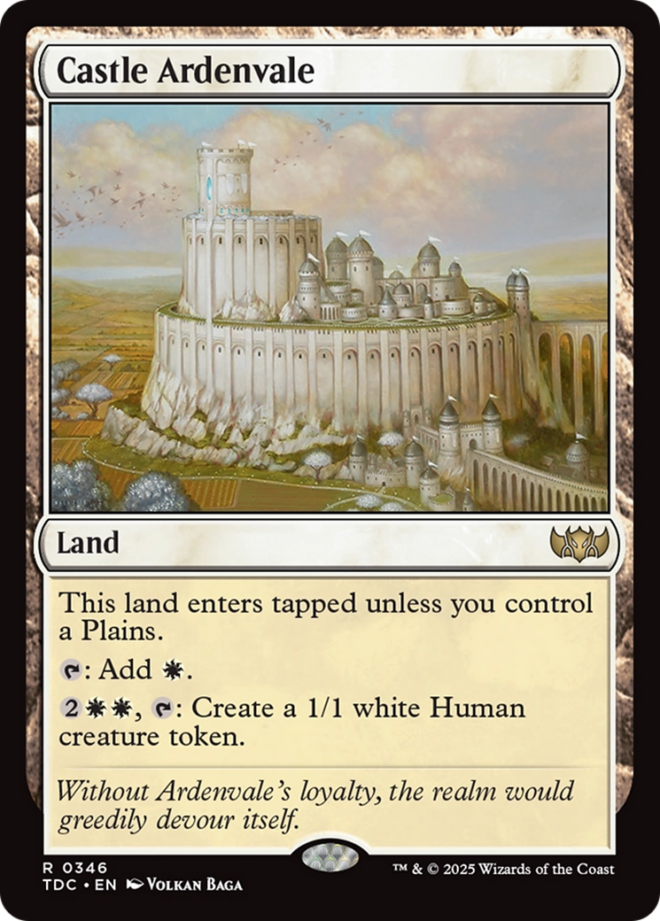 Castle Ardenvale [Tarkir: Dragonstorm Commander] | Devastation Store