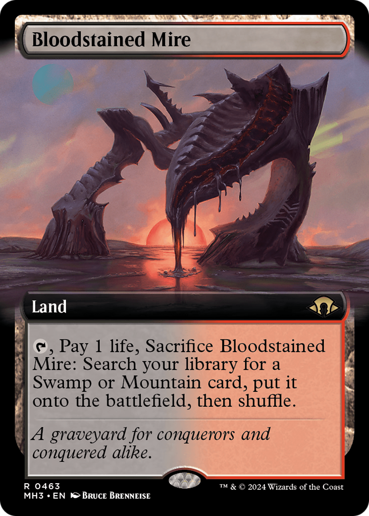 Bloodstained Mire (Extended Art) [Modern Horizons 3] | Devastation Store