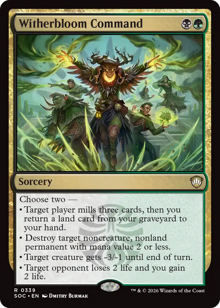 Witherbloom Command [Secrets of Strixhaven Commander] | Devastation Store