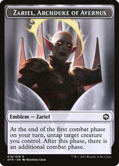 Spider // Zariel, Archduke of Avernus Emblem Double-Sided Token [Dungeons & Dragons: Adventures in the Forgotten Realms Tokens] | Devastation Store