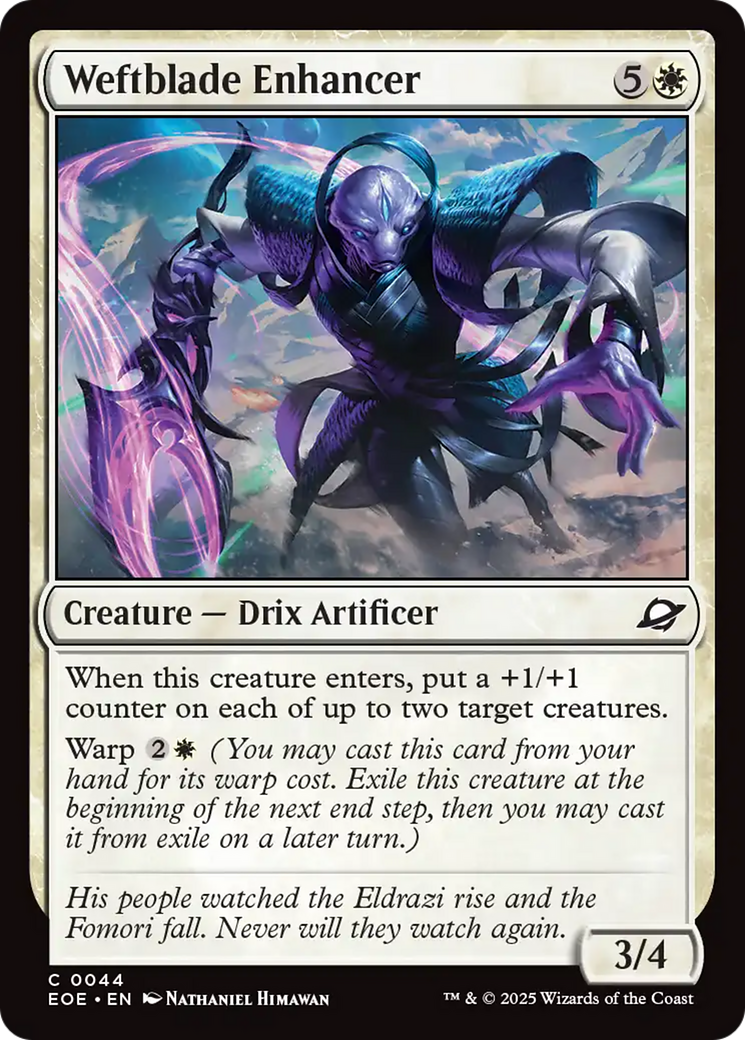 Weftblade Enhancer [Edge of Eternities] | Devastation Store