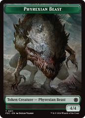 Thopter // Phyrexian Germ Double-Sided Token [Foundations Commander Tokens] | Devastation Store