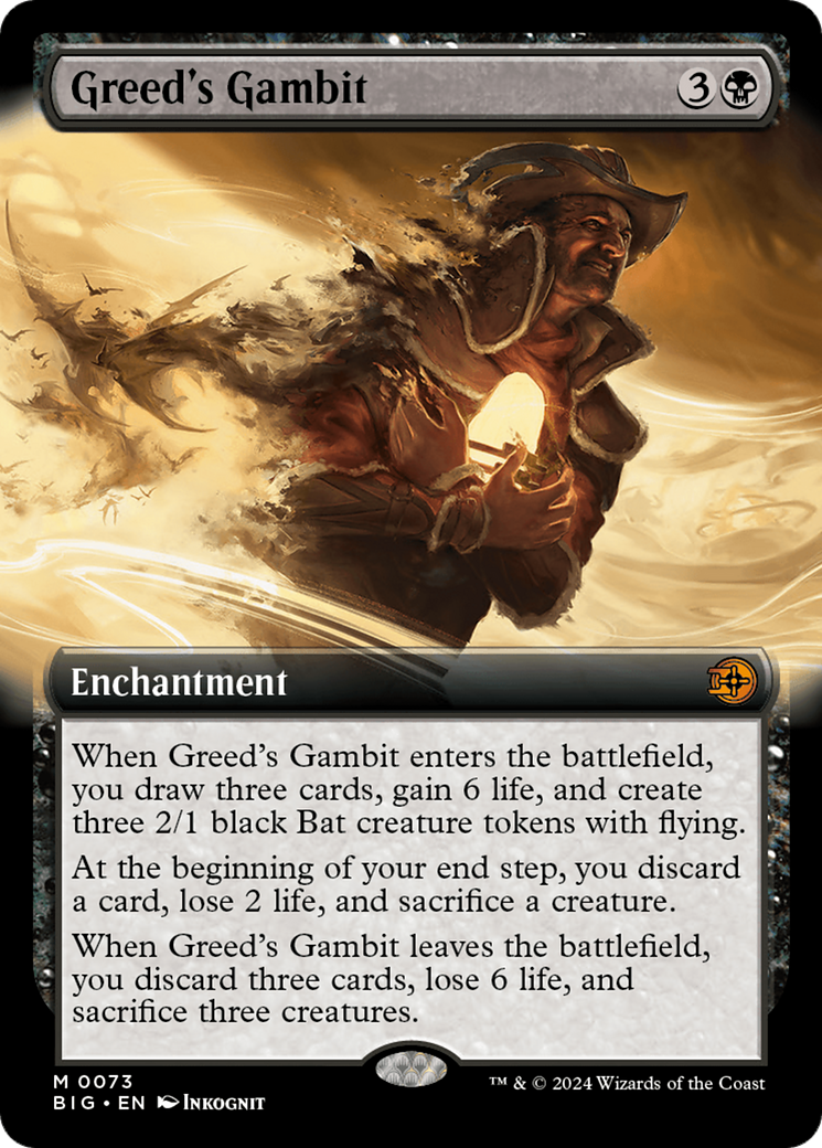 Greed's Gambit (Extended Art) [Outlaws of Thunder Junction: The Big Score] | Devastation Store