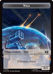 Wall (019) // Merfolk (024) Double-Sided Token (Surge Foil) [Marvel Super Heroes Commander Tokens] | Devastation Store
