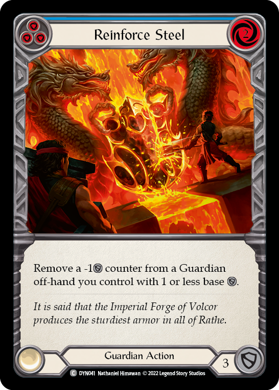 Reinforce Steel (Blue) [DYN041] (Dynasty) | Devastation Store