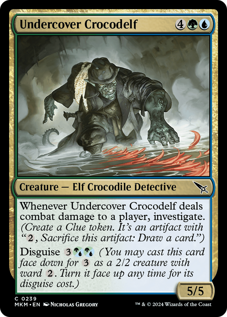 Undercover Crocodelf (White) [Murders at Karlov Manor] | Devastation Store