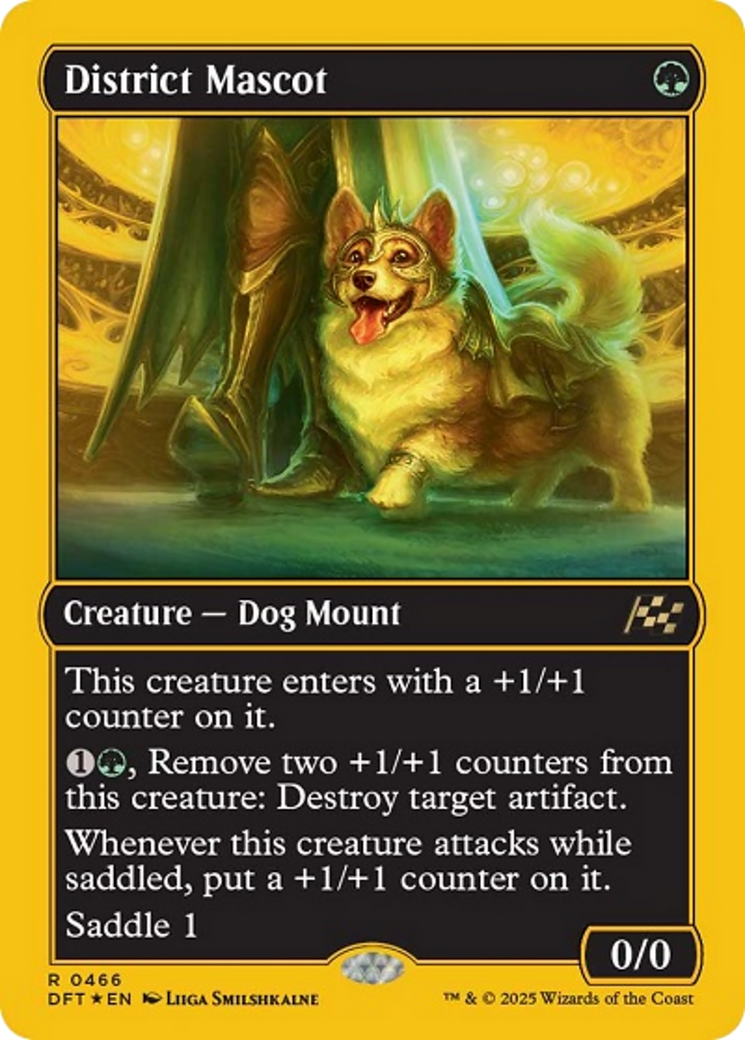 District Mascot (First-Place Foil) [Aetherdrift] | Devastation Store