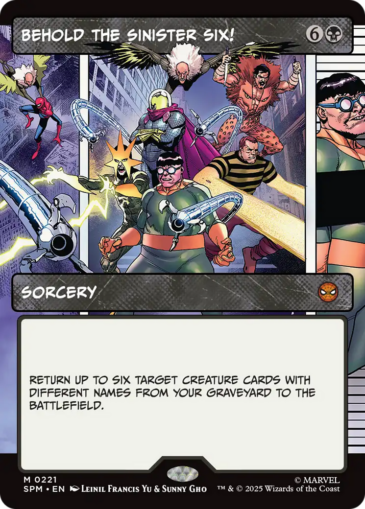 Behold the Sinister Six! (Borderless) [Marvel's Spider-Man] | Devastation Store