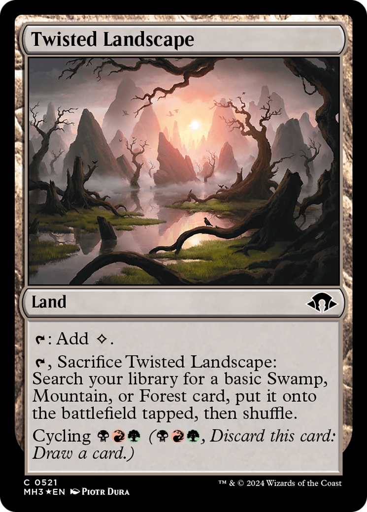 Twisted Landscape (Ripple Foil) [Modern Horizons 3] | Devastation Store