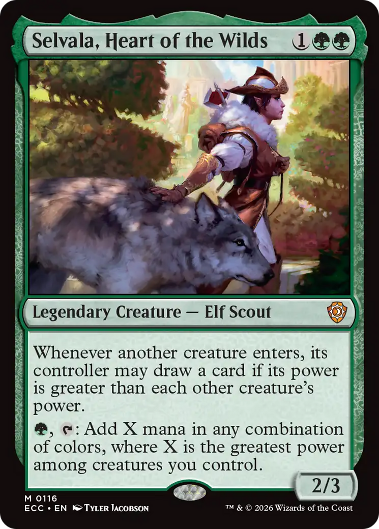 Selvala, Heart of the Wilds [Lorwyn Eclipsed Commander] | Devastation Store