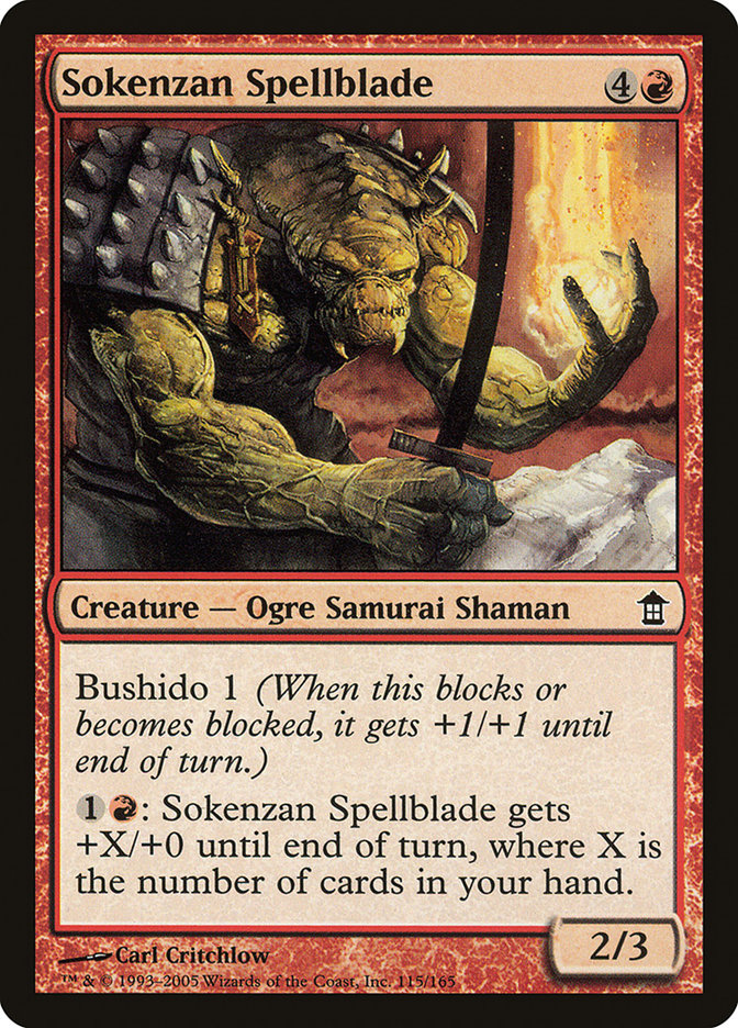 Sokenzan Spellblade [Saviors of Kamigawa] | Devastation Store
