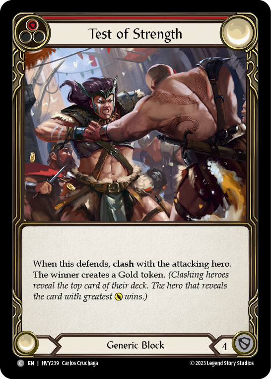 Test of Strength [HVY239] (Heavy Hitters)  Rainbow Foil | Devastation Store