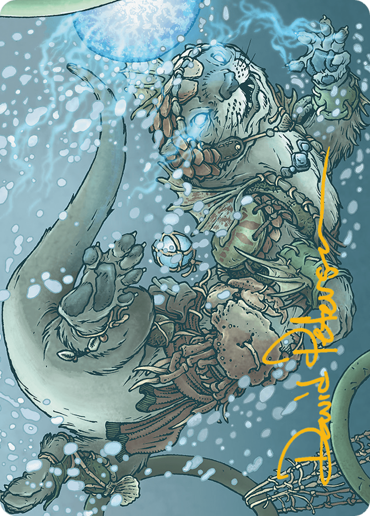 Kitsa, Otterball Elite Art Card (Gold-Stamped Signature) [Bloomburrow Art Series] | Devastation Store