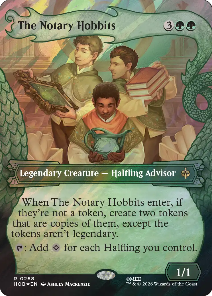 The Notary Hobbits (Showcase) (Surge Foil) [The Hobbit] | Devastation Store