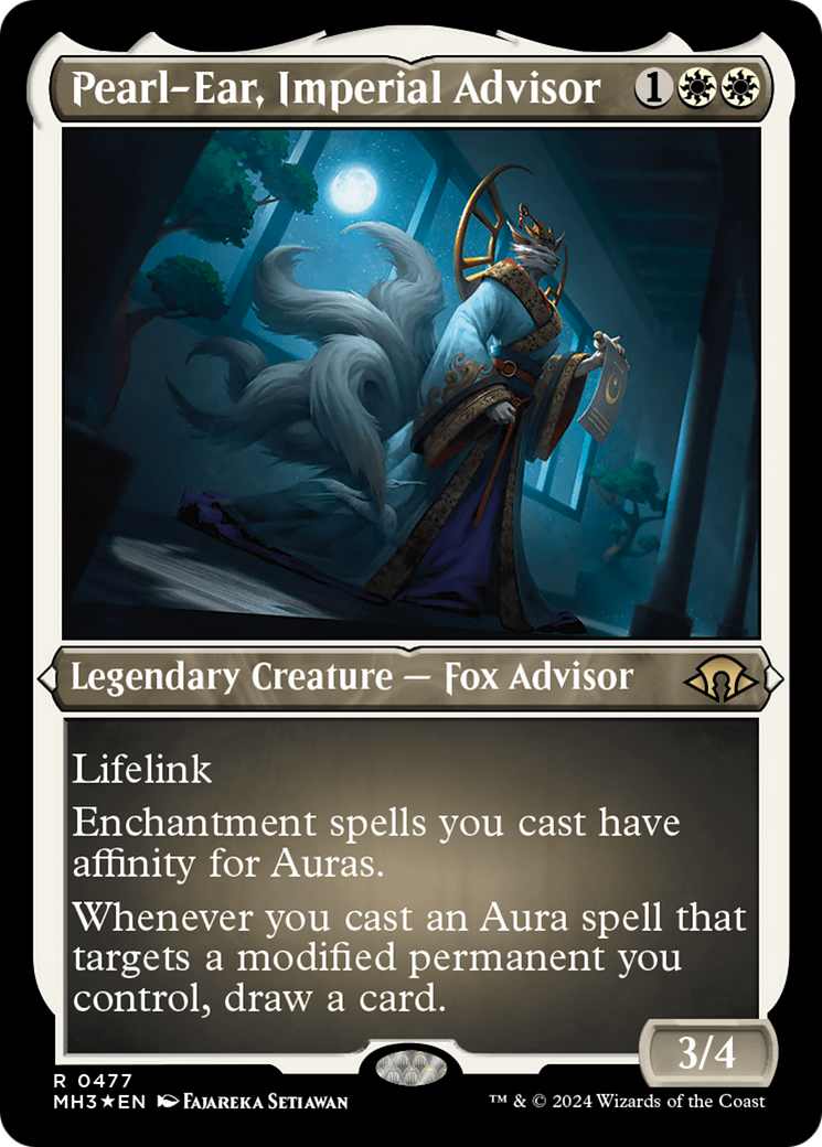 Pearl-Ear, Imperial Advisor (Foil Etched) [Modern Horizons 3] | Devastation Store