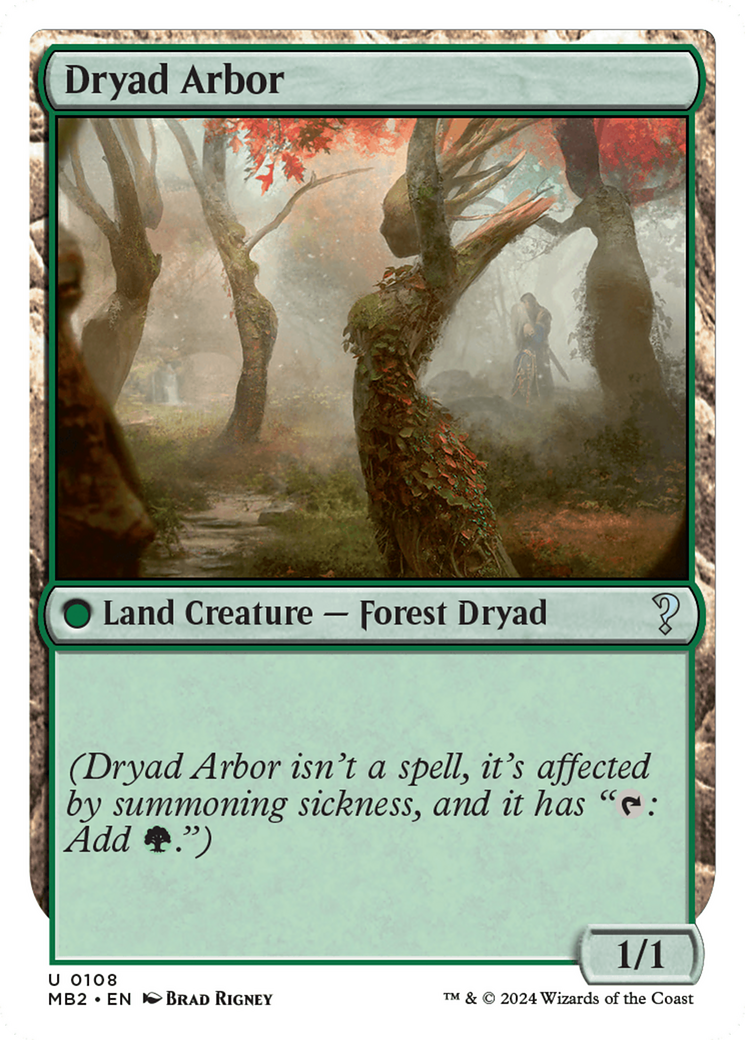 Dryad Arbor (White Border) [Mystery Booster 2] | Devastation Store