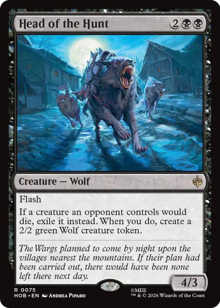 Head of the Hunt [The Hobbit] | Devastation Store