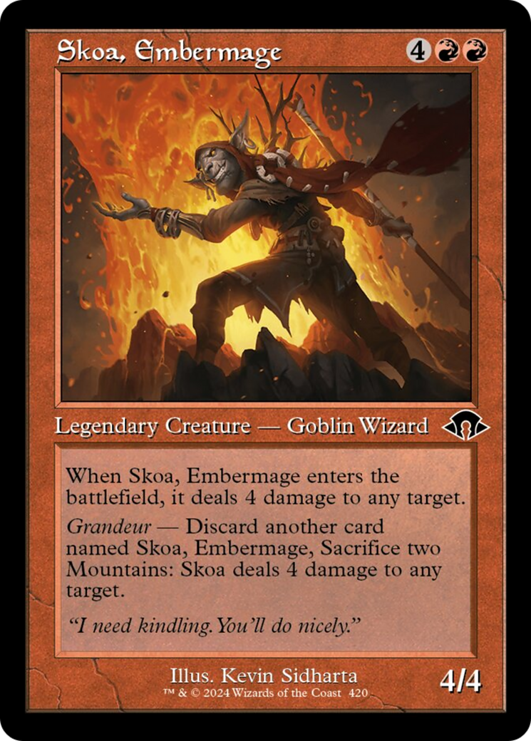 Skoa, Embermage (Retro) [Modern Horizons 3] | Devastation Store