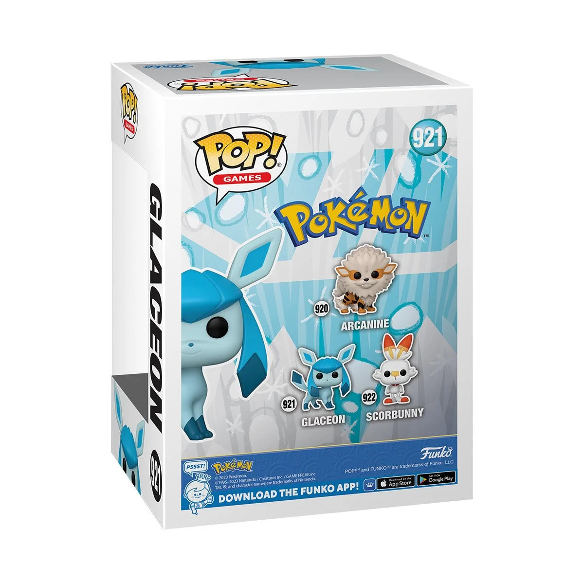 Funko Pop Pokémon Glaceon #921 | Devastation Store