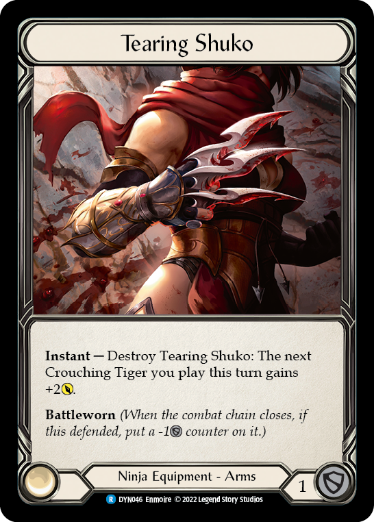 Tearing Shuko [DYN046] (Dynasty)  Rainbow Foil | Devastation Store