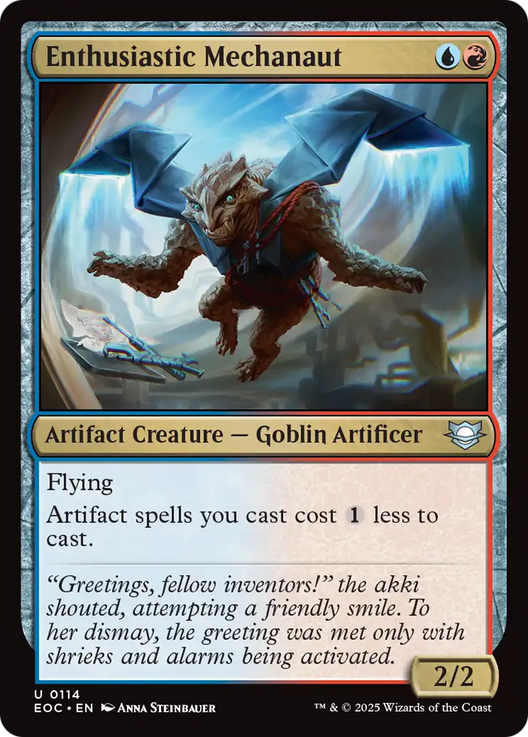 Enthusiastic Mechanaut [Edge of Eternities Commander] | Devastation Store