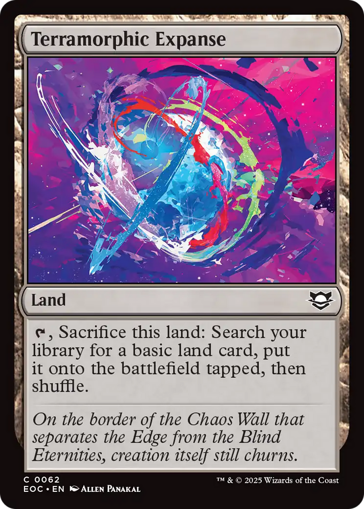 Terramorphic Expanse [Edge of Eternities Commander] | Devastation Store