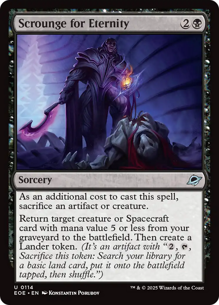 Scrounge for Eternity [Edge of Eternities] | Devastation Store